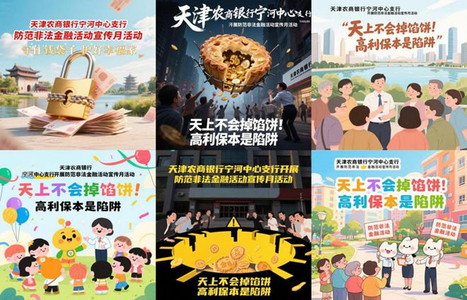 天津农商银行积极开展“守护钱袋子护好幸福家”防非教育宣传活动