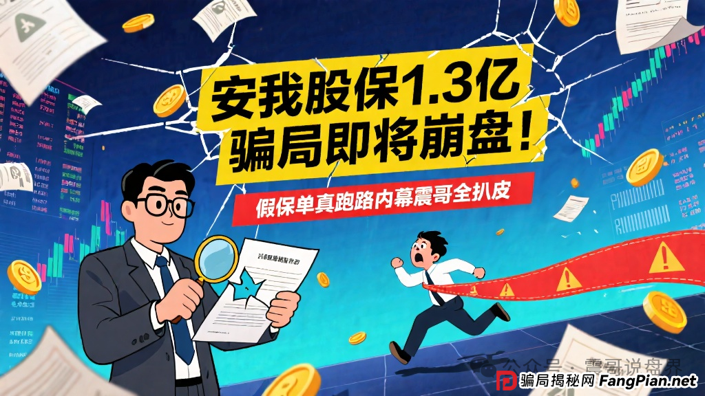 安我股保1.3亿骗局即将崩盘!假保单真跑路内幕震哥全扒皮 安我股保1.3亿骗局即将崩盘!假保单真跑路内幕震哥全扒皮